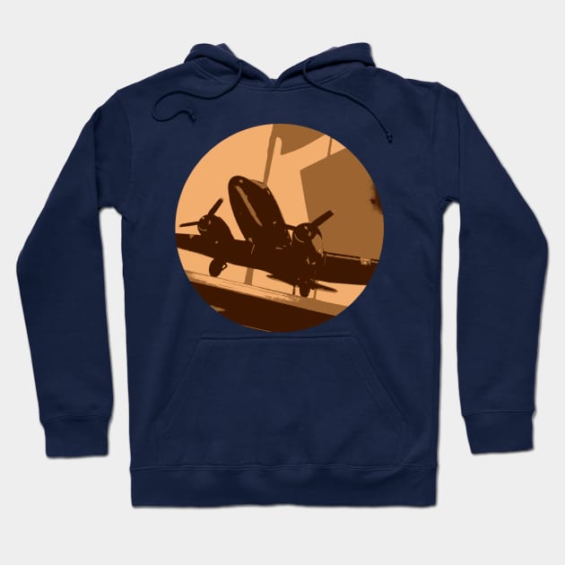 DC 3 Dakota plane art poster Hoodie by Retropenguin